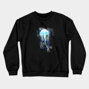 Glowing Jellyfish Crewneck Sweatshirt